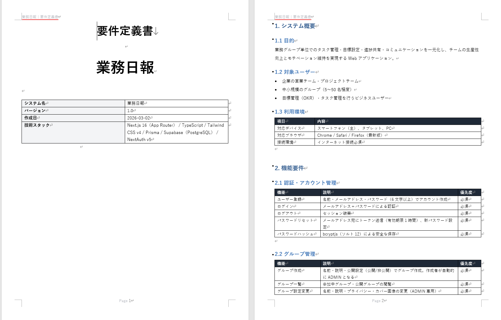 新規事業・起業系サービスの画面